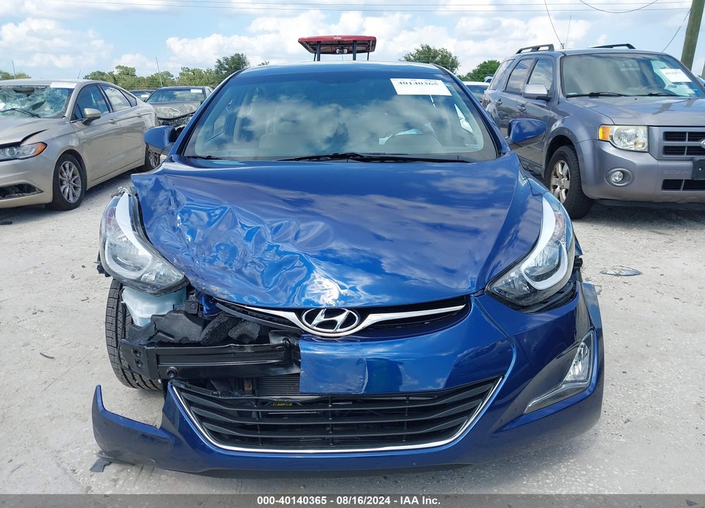 2016 HYUNDAI ELANTRA SE VIN: 5NPDH4AE7GH659671