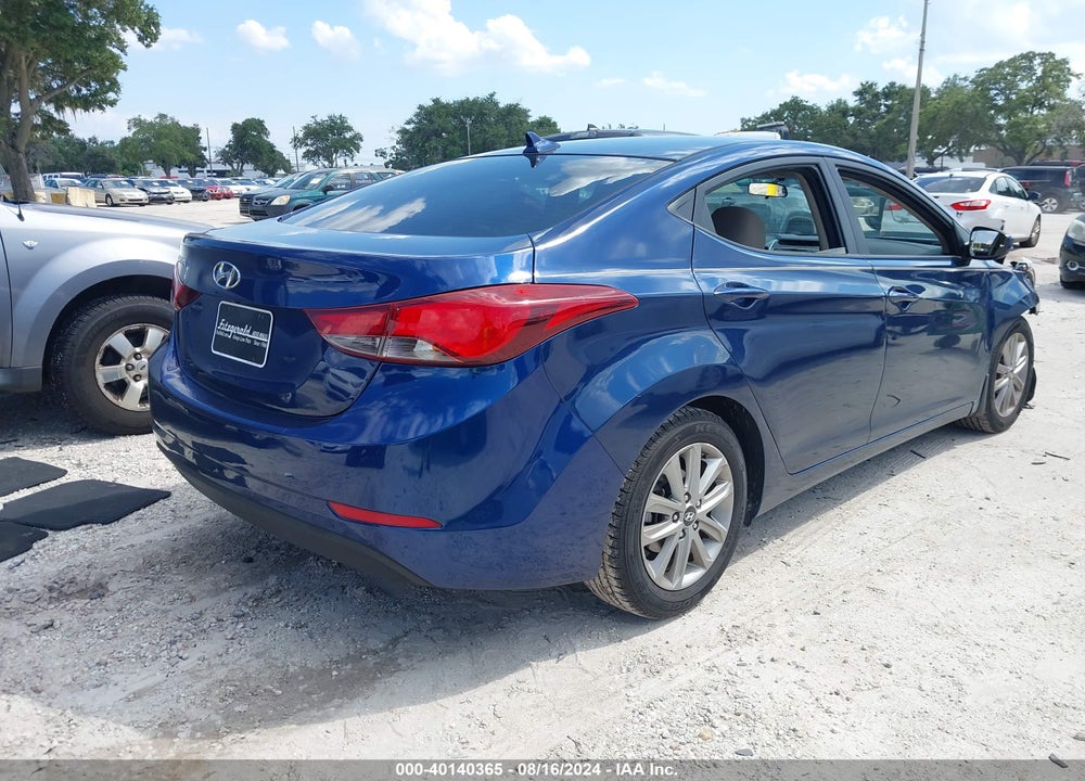 2016 HYUNDAI ELANTRA SE VIN: 5NPDH4AE7GH659671