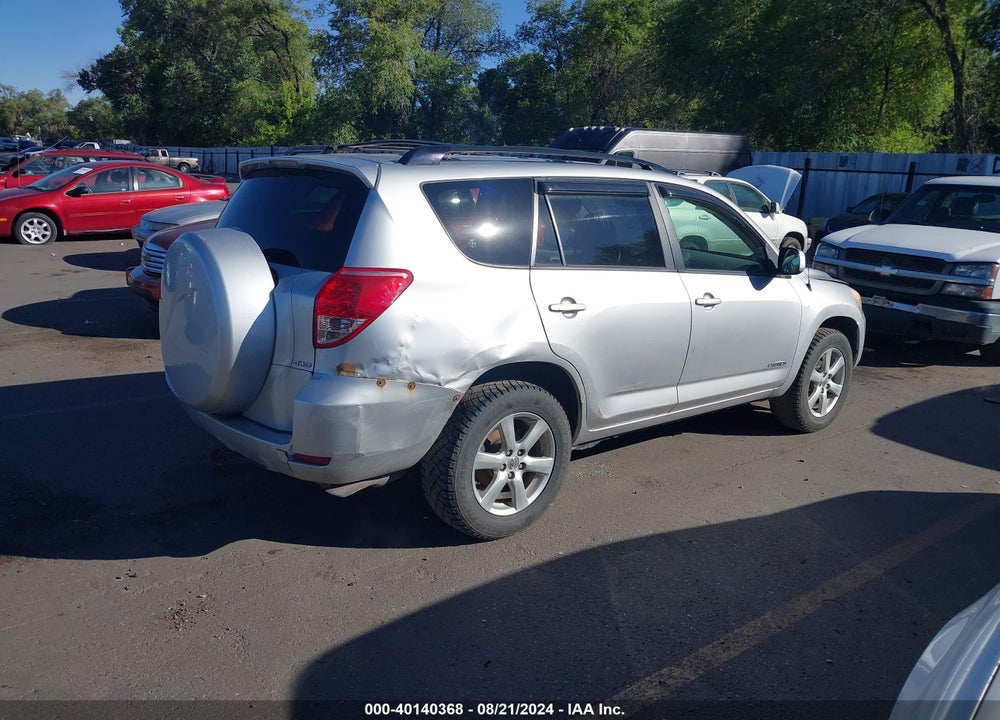 2008 TOYOTA RAV4 LIMITED VIN: JTMBD31V586085435