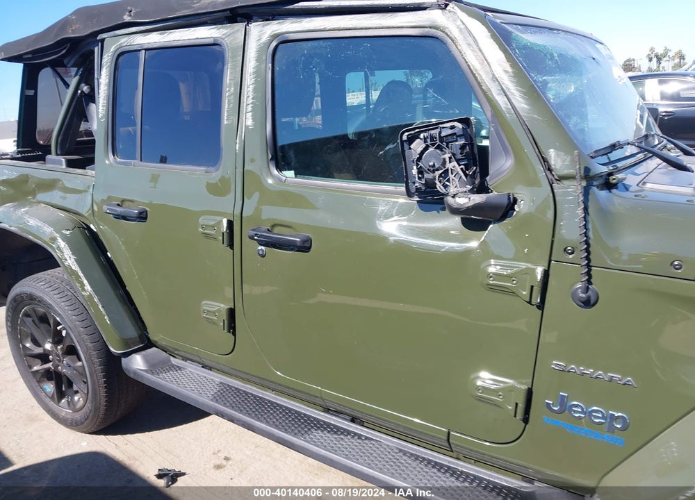 2022 JEEP WRANGLER 4XE UNLIMITED SAHARA 4X4 VIN: 1C4JJXP65NW265070