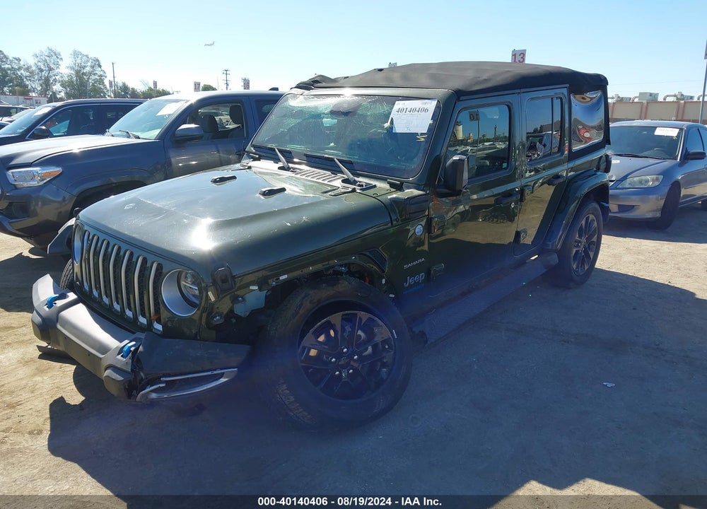 2022 JEEP WRANGLER 4XE UNLIMITED SAHARA 4X4 VIN: 1C4JJXP65NW265070