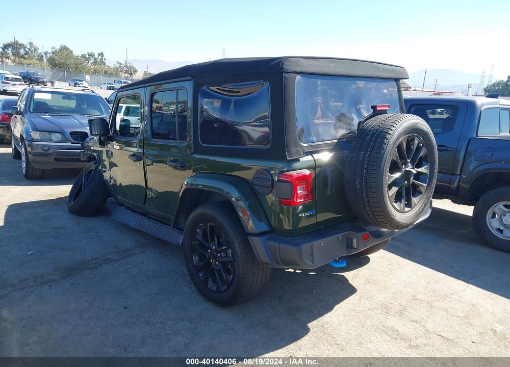 2022 JEEP WRANGLER 4XE UNLIMITED SAHARA 4X4 VIN: 1C4JJXP65NW265070