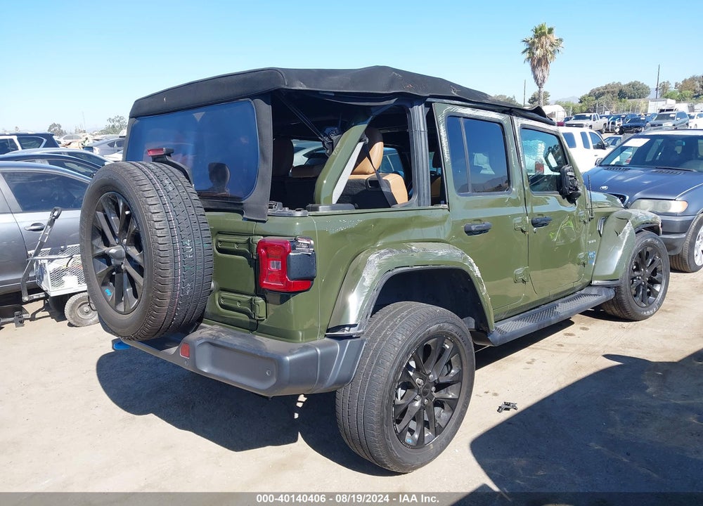 2022 JEEP WRANGLER 4XE UNLIMITED SAHARA 4X4 VIN: 1C4JJXP65NW265070