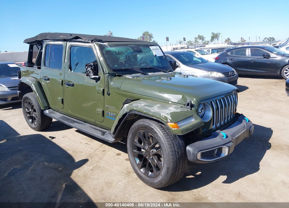 2022 JEEP WRANGLER 4XE UNLIMITED SAHARA 4X4 VIN: 1C4JJXP65NW265070