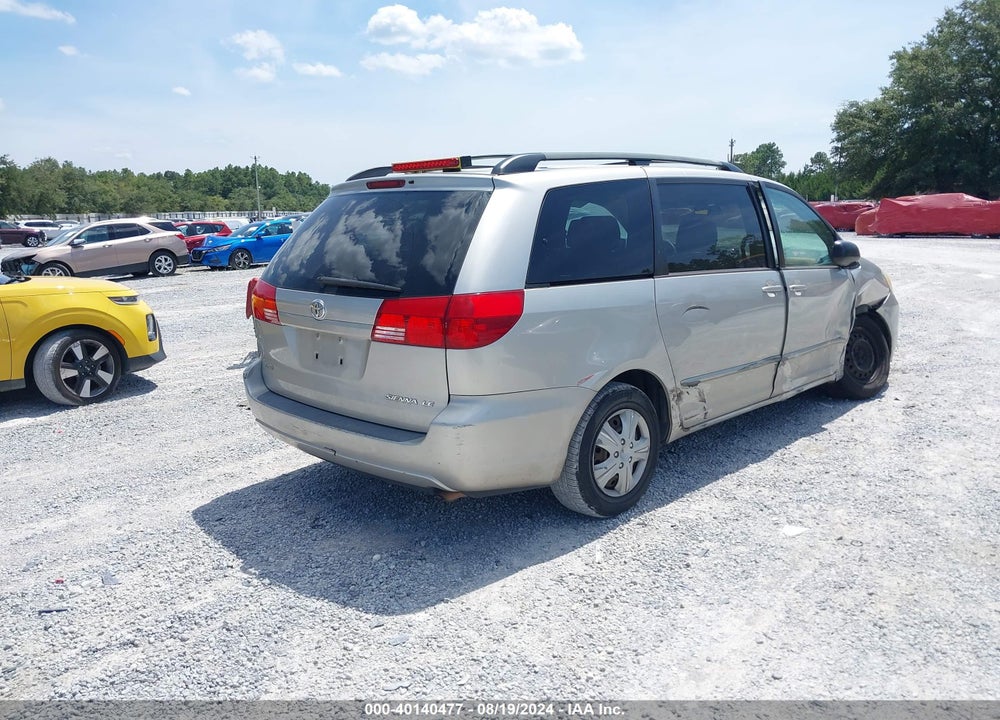 2004 TOYOTA SIENNA LE VIN: 5TDZA23C54S122104