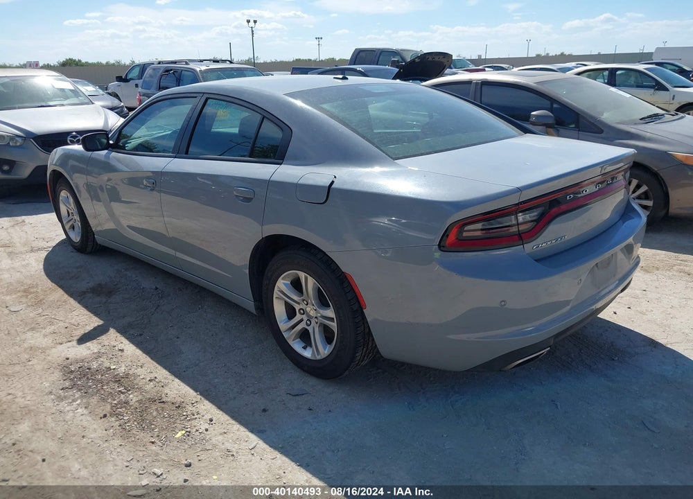2022 DODGE CHARGER SXT RWD VIN: 2C3CDXBGXNH109870