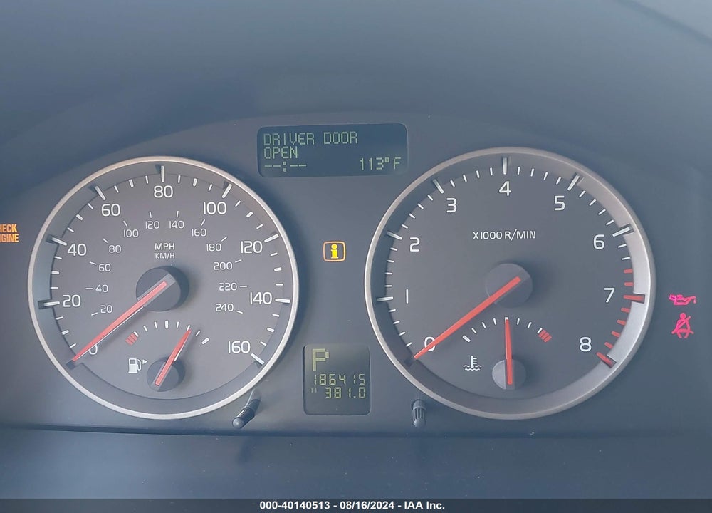 2006 VOLVO S40 2.4I VIN: YV1MS390462161958