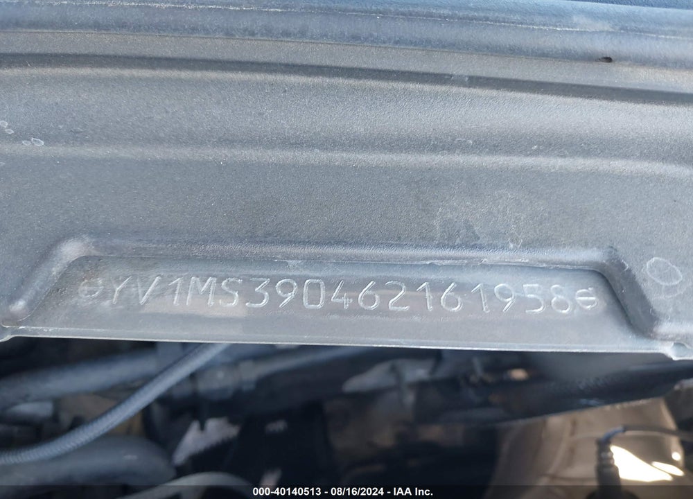 2006 VOLVO S40 2.4I VIN: YV1MS390462161958