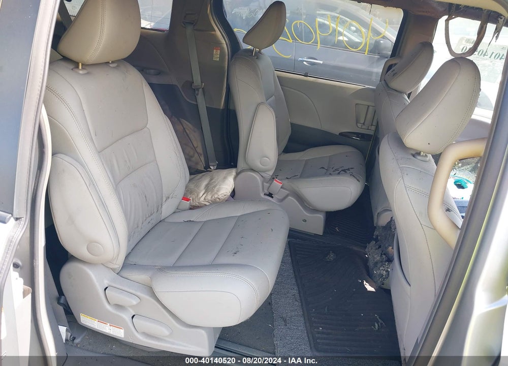 2015 TOYOTA SIENNA XLE 7 PASSENGER VIN: 5TDDK3DC9FS107636