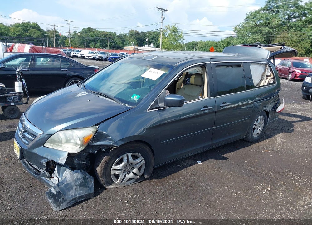 2006 HONDA ODYSSEY EX-L VIN: 5FNRL38766B069433