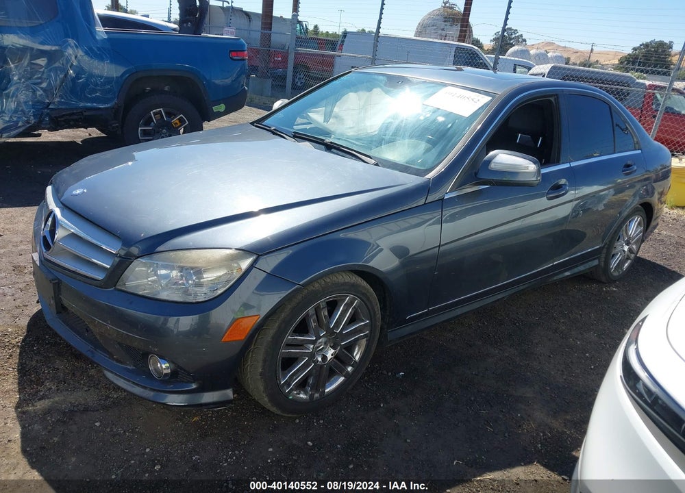 2009 MERCEDES-BENZ C 300 LUXURY/SPORT VIN: WDDGF54X59R060257