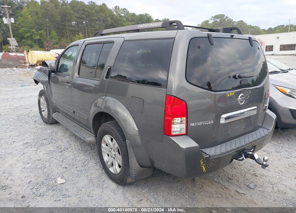 2005 NISSAN PATHFINDER LE VIN: 5N1AR18U15C710727