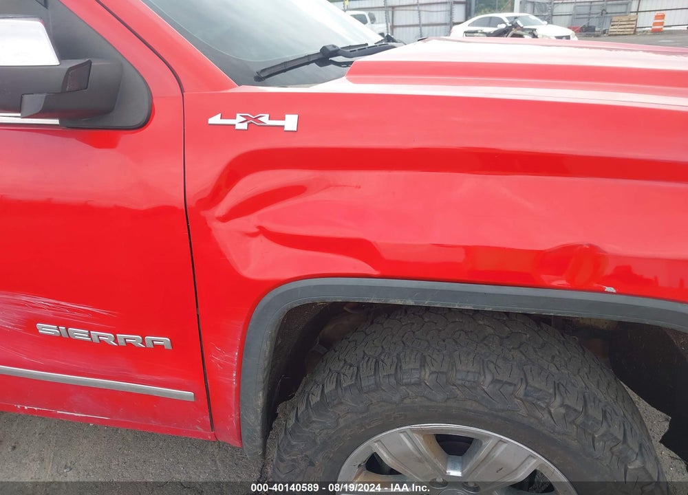 2016 GMC SIERRA 1500 SLT VIN: 3GTU2NEC9GG339728