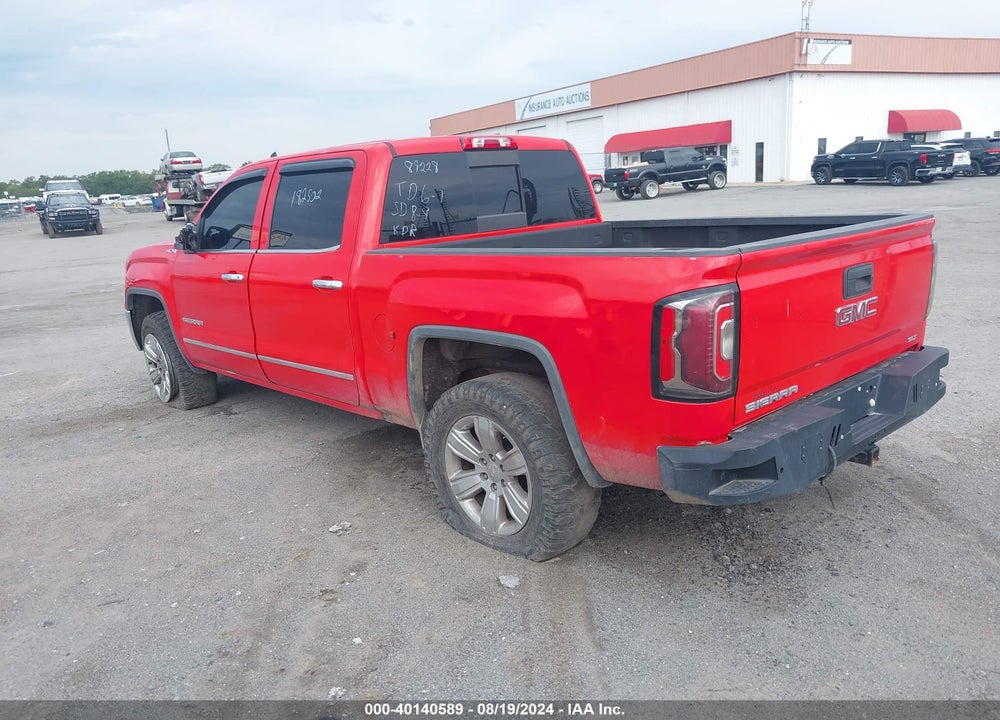 2016 GMC SIERRA 1500 SLT VIN: 3GTU2NEC9GG339728