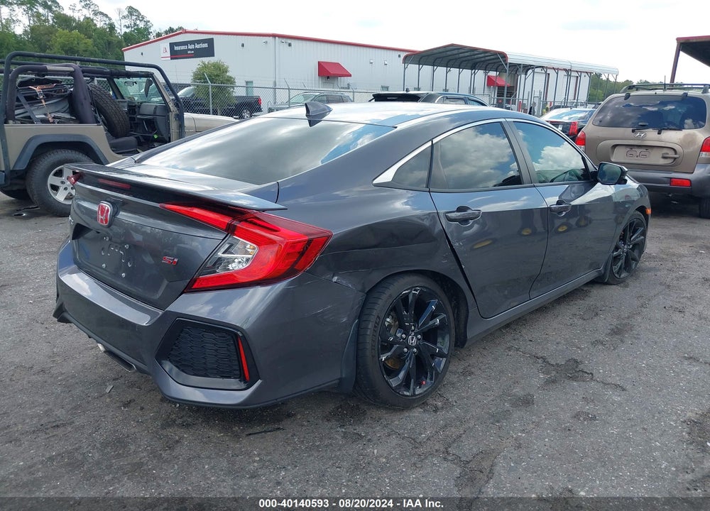 2019 HONDA CIVIC SI VIN: 2HGFC1E55KH703931