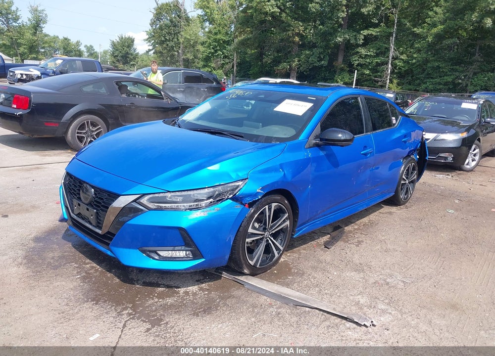 2022 NISSAN SENTRA SR XTRONIC CVT VIN: 3N1AB8DV8NY310139