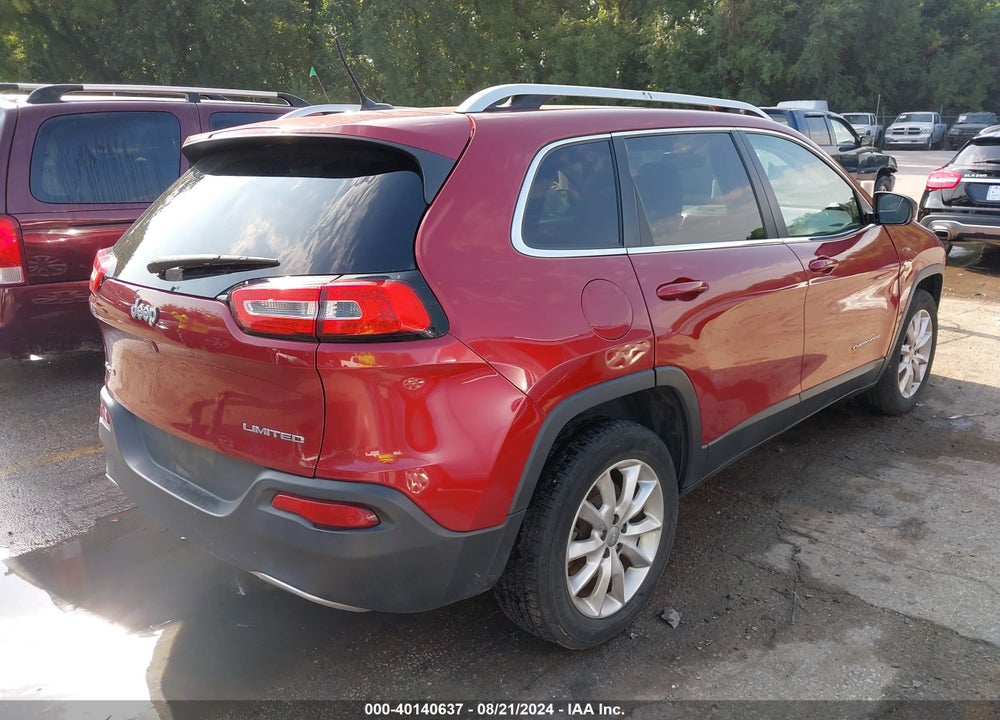 2015 JEEP CHEROKEE LIMITED VIN: 1C4PJMDB2FW509334