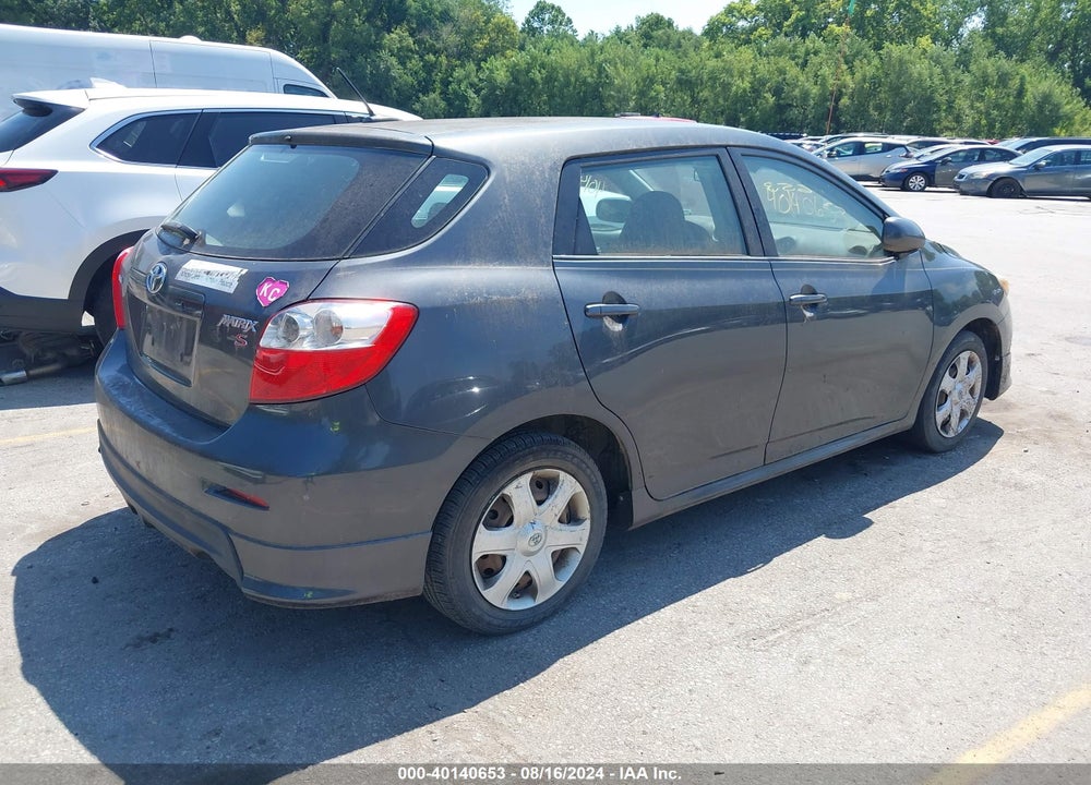2009 TOYOTA MATRIX S VIN: 2T1KE40E39C015849