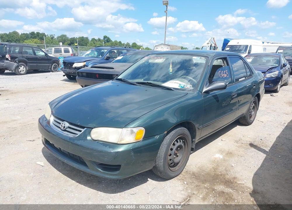 2001 TOYOTA COROLLA VIN: 2T1BR12E11C414022
