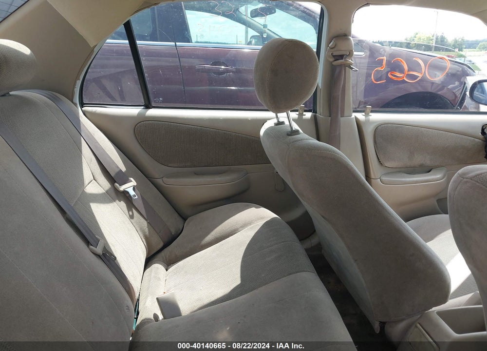 2001 TOYOTA COROLLA VIN: 2T1BR12E11C414022