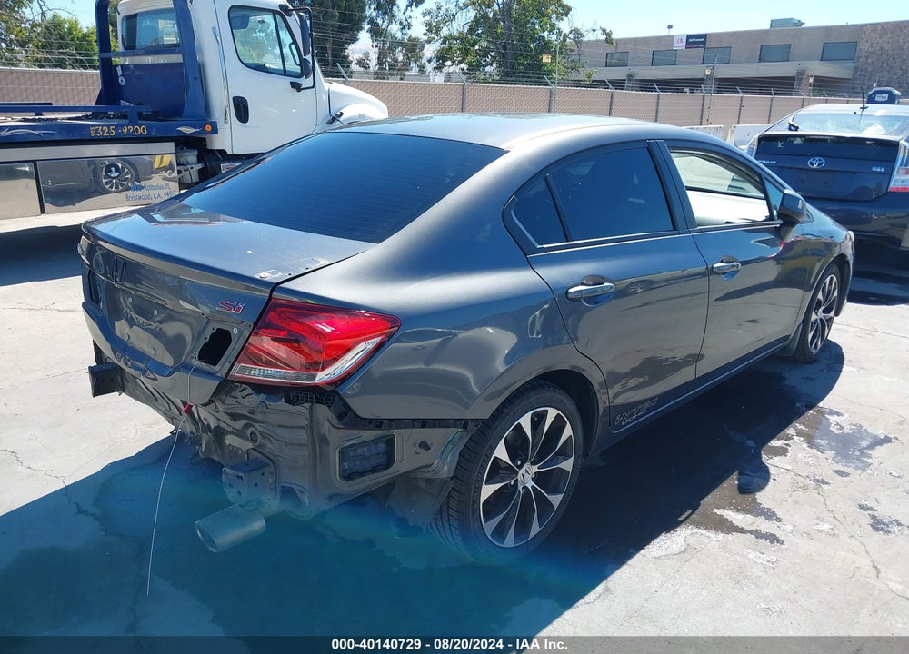 2013 HONDA CIVIC SI VIN: 2HGFB6E53DH705695