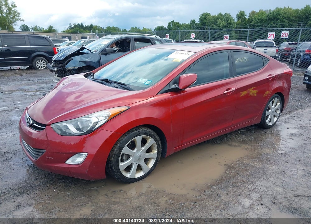 2013 HYUNDAI ELANTRA LIMITED VIN: 5NPDH4AE3DH385090