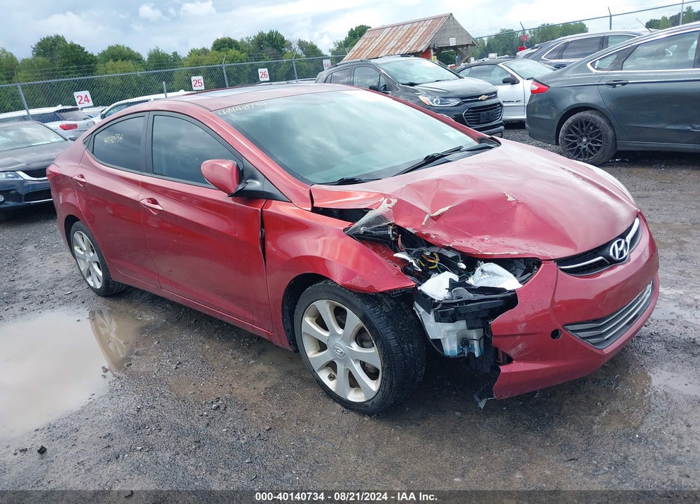 2013 HYUNDAI ELANTRA LIMITED VIN: 5NPDH4AE3DH385090