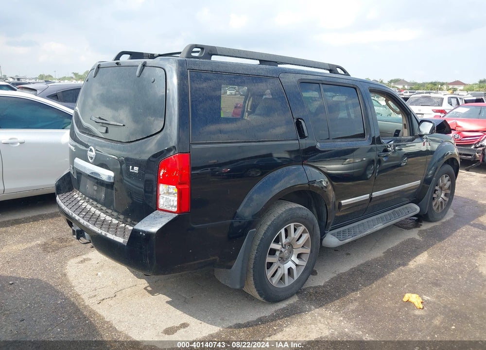 2010 NISSAN PATHFINDER LE VIN: 5N1AR1NN4AC606014