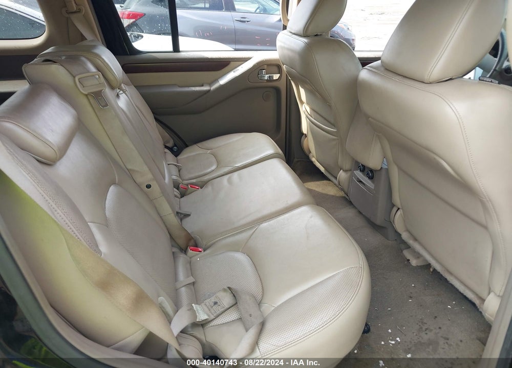 2010 NISSAN PATHFINDER LE VIN: 5N1AR1NN4AC606014
