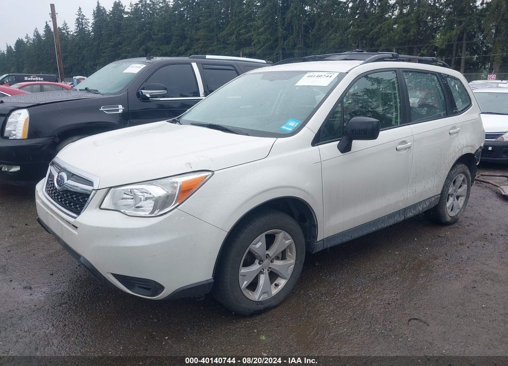 2016 SUBARU FORESTER 2.5I VIN: JF2SJABC0GH457195
