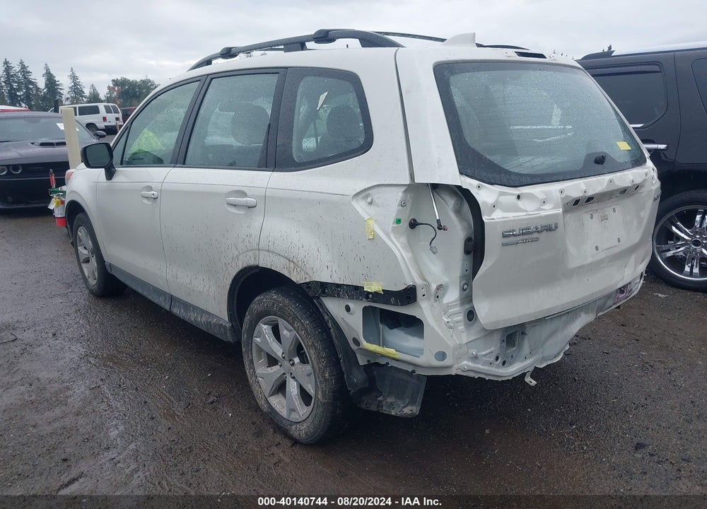 2016 SUBARU FORESTER 2.5I VIN: JF2SJABC0GH457195