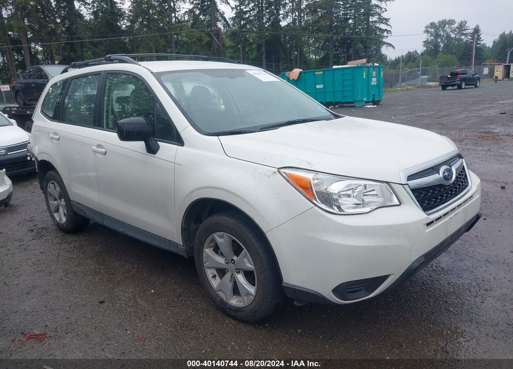 2016 SUBARU FORESTER 2.5I VIN: JF2SJABC0GH457195
