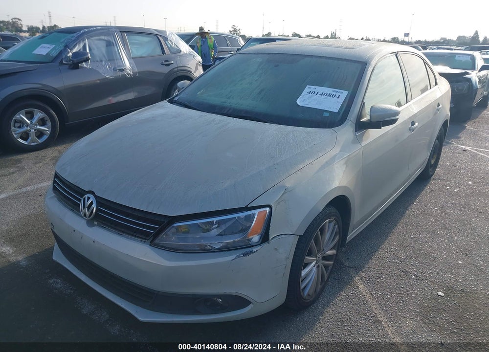 2011 VOLKSWAGEN JETTA 2.5L SEL VIN: 3VWLZ7AJ2BM040676