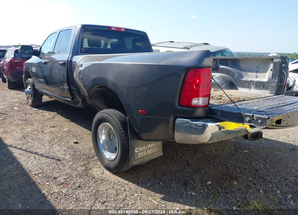 2018 RAM 3500 TRADESMAN  4X4 8' BOX VIN: 3C63RRGLXJG330806