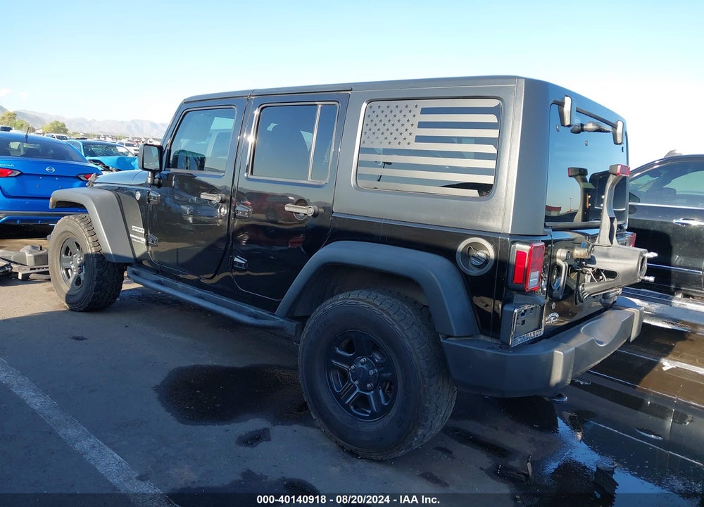 2018 JEEP WRANGLER JK UNLIMITED SPORT 4X4 VIN: 1C4BJWDG2JL862684