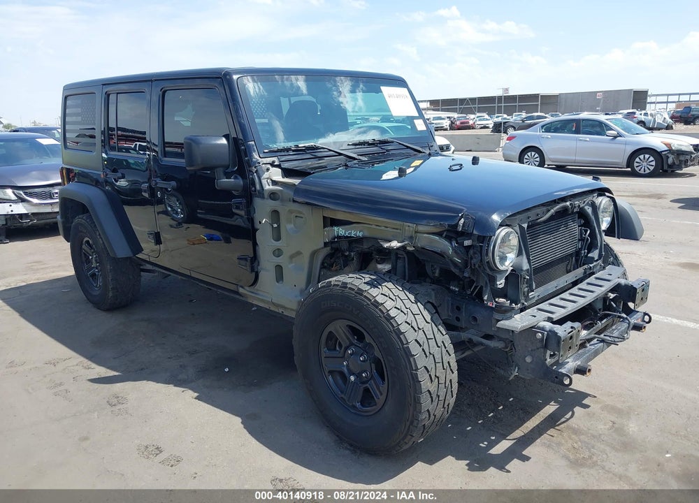 2018 JEEP WRANGLER JK UNLIMITED SPORT 4X4 VIN: 1C4BJWDG2JL862684
