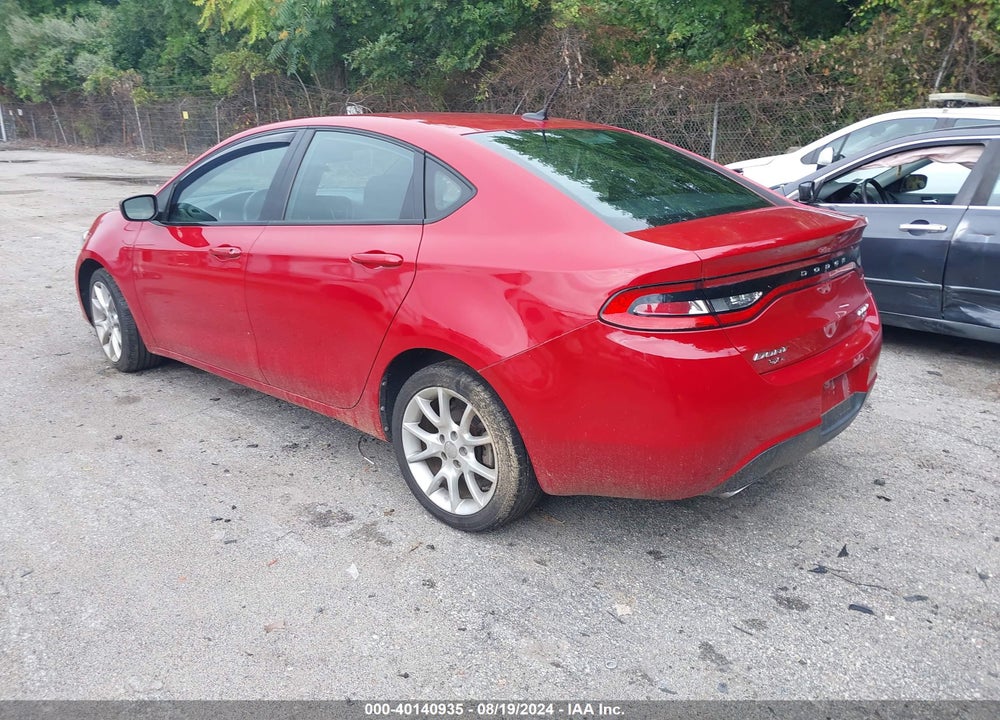 2013 DODGE DART RALLYE VIN: 1C3CDFBH5DD699619
