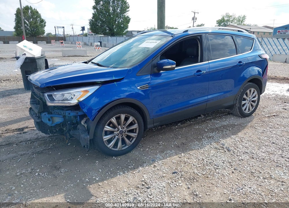 2017 FORD ESCAPE TITANIUM VIN: 1FMCU0JD9HUD74495