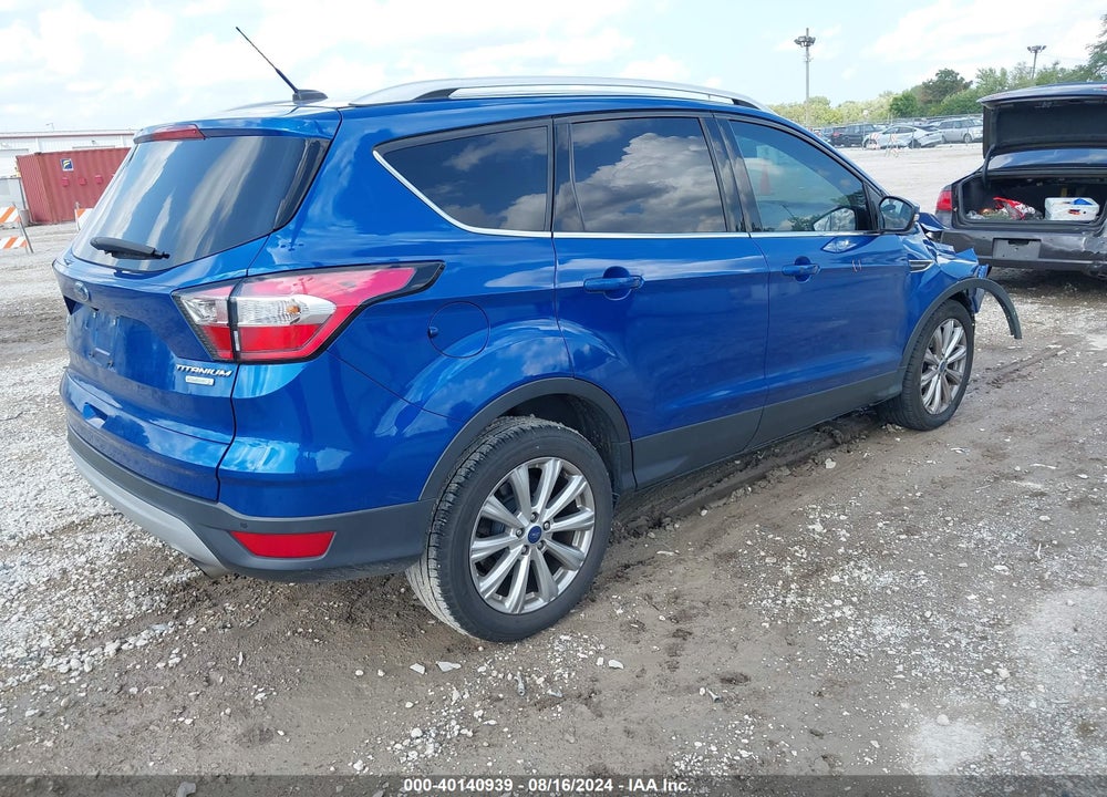 2017 FORD ESCAPE TITANIUM VIN: 1FMCU0JD9HUD74495