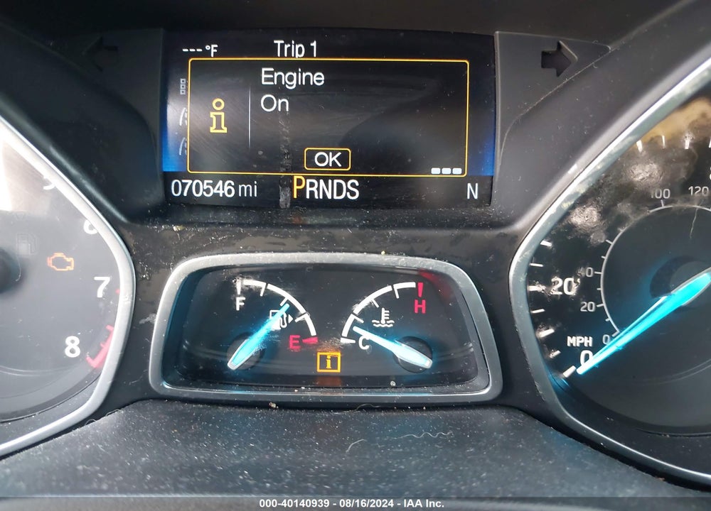 2017 FORD ESCAPE TITANIUM VIN: 1FMCU0JD9HUD74495