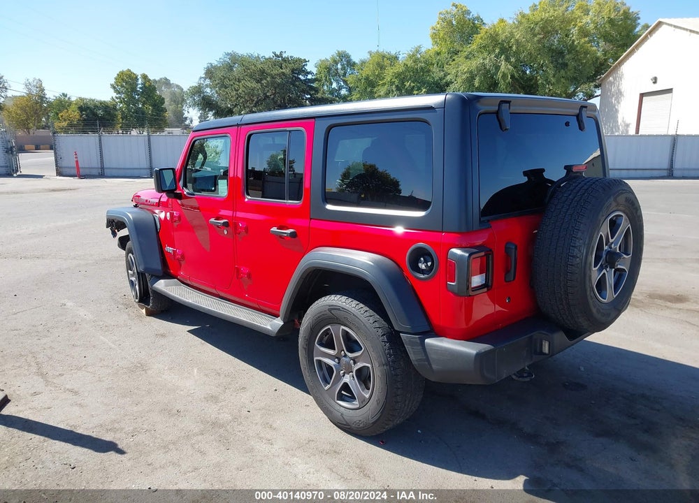 2019 JEEP WRANGLER UNLIMITED SPORT S 4X4 VIN: 1C4HJXDGXKW529231