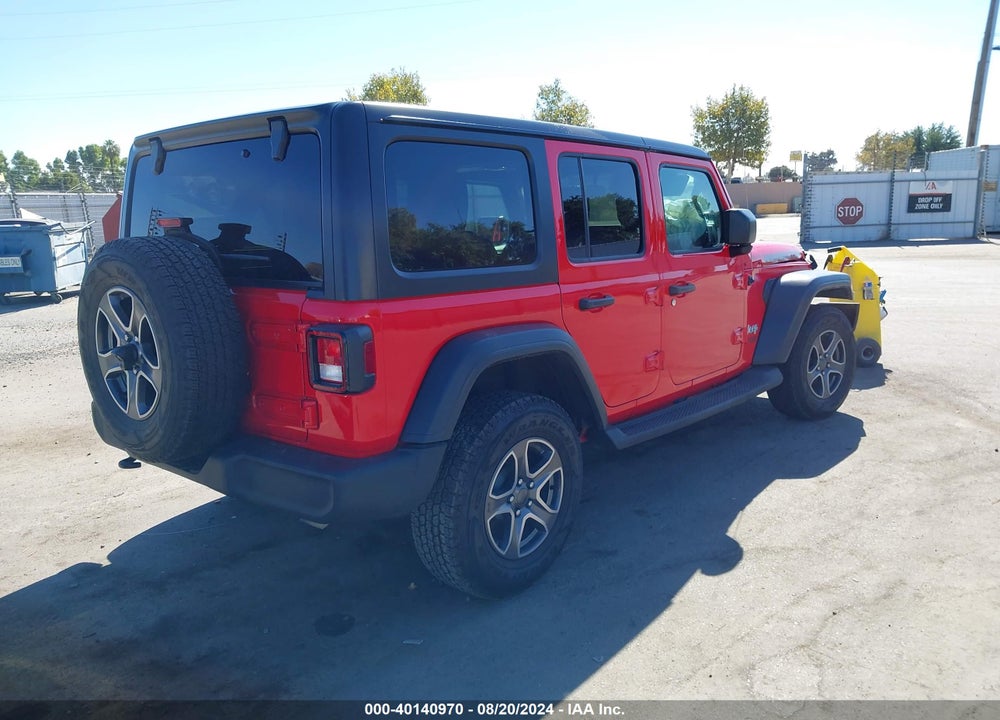 2019 JEEP WRANGLER UNLIMITED SPORT S 4X4 VIN: 1C4HJXDGXKW529231