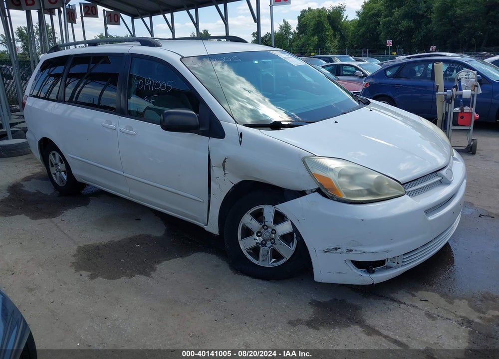 2005 TOYOTA SIENNA LE VIN: 5TDZA23C45S257544