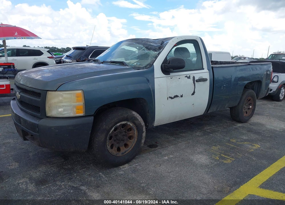 2008 CHEVROLET SILVERADO 1500 WORK TRUCK VIN: 1GCEK14X78Z229781