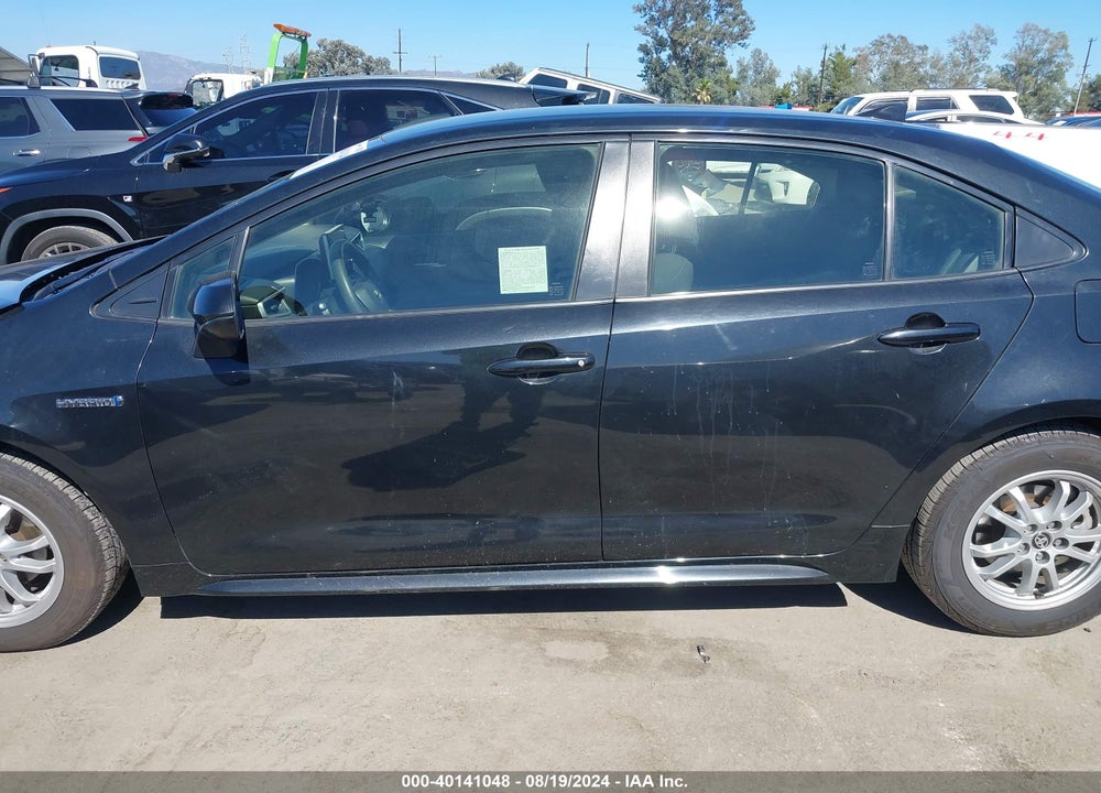 2021 TOYOTA COROLLA HYBRID LE VIN: JTDEAMDE8MJ001199