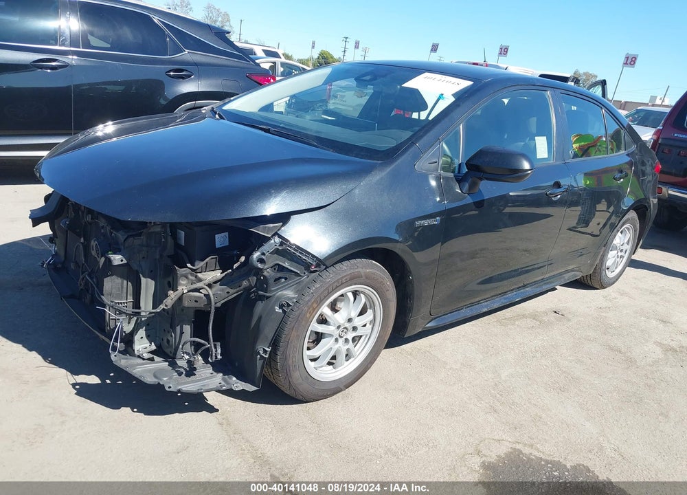 2021 TOYOTA COROLLA HYBRID LE VIN: JTDEAMDE8MJ001199