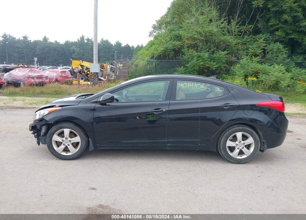 2013 HYUNDAI ELANTRA GLS VIN: 5NPDH4AE2DH293629