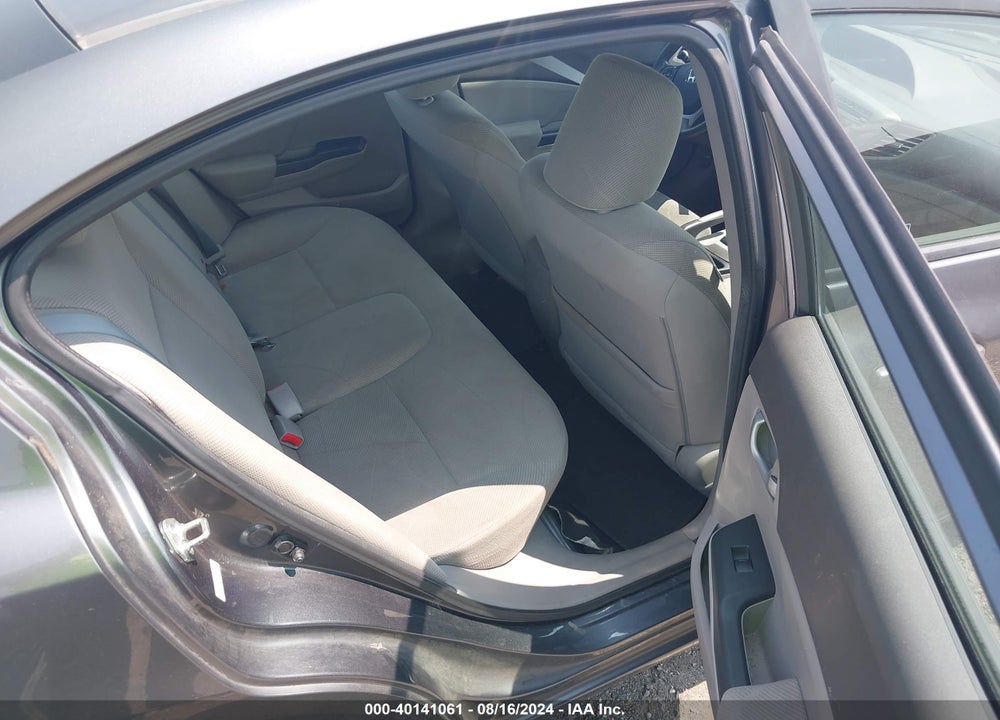 2012 HONDA CIVIC LX VIN: 19XFB2F51CE337100