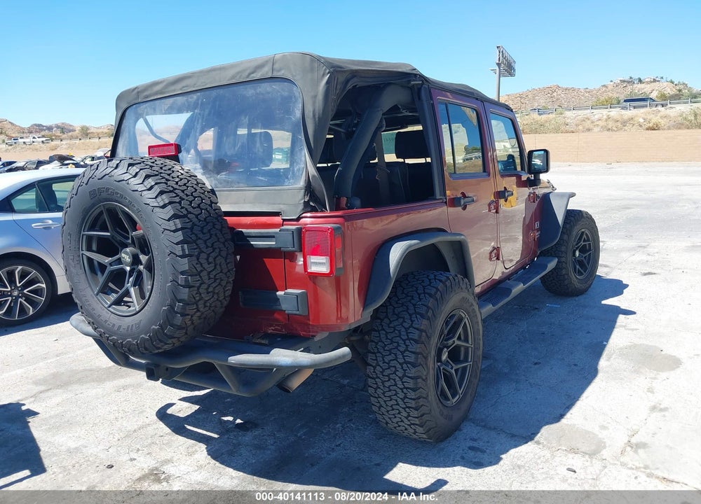 2009 JEEP WRANGLER UNLIMITED X VIN: 1J4GB39109L773952