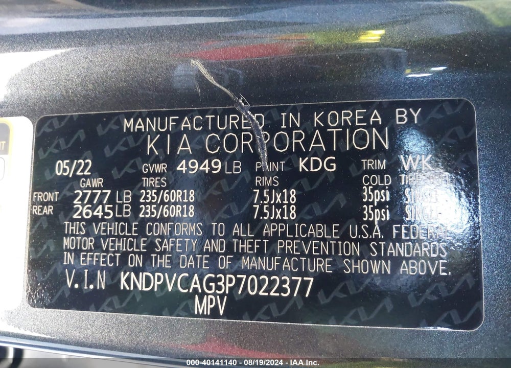 2023 KIA SPORTAGE HYBRID EX VIN: KNDPVCAG3P7022377